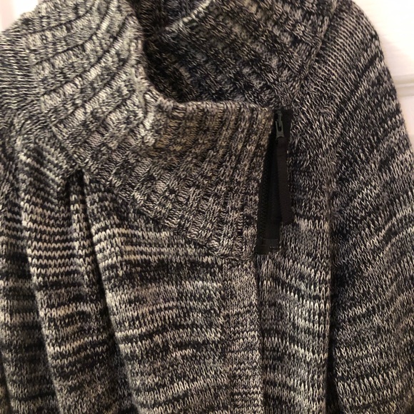 Ivivva Salt & Pepper Partial Zip & Button Sweater - Picture 4 of 15